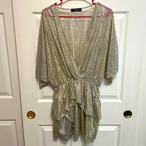 Completely sheer dress